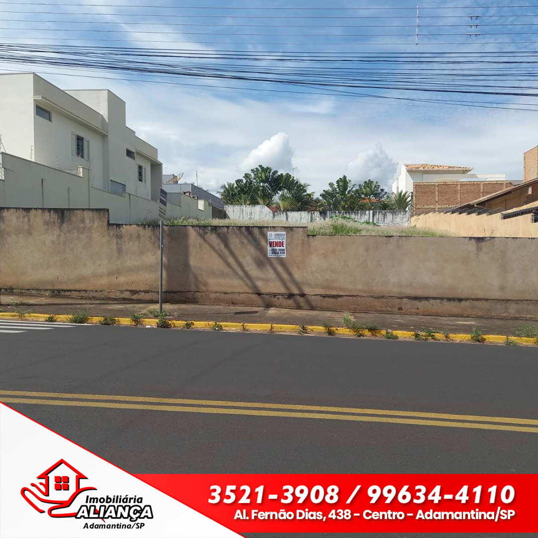 Terreno a Venda em Adamantina com 805 M2 Total