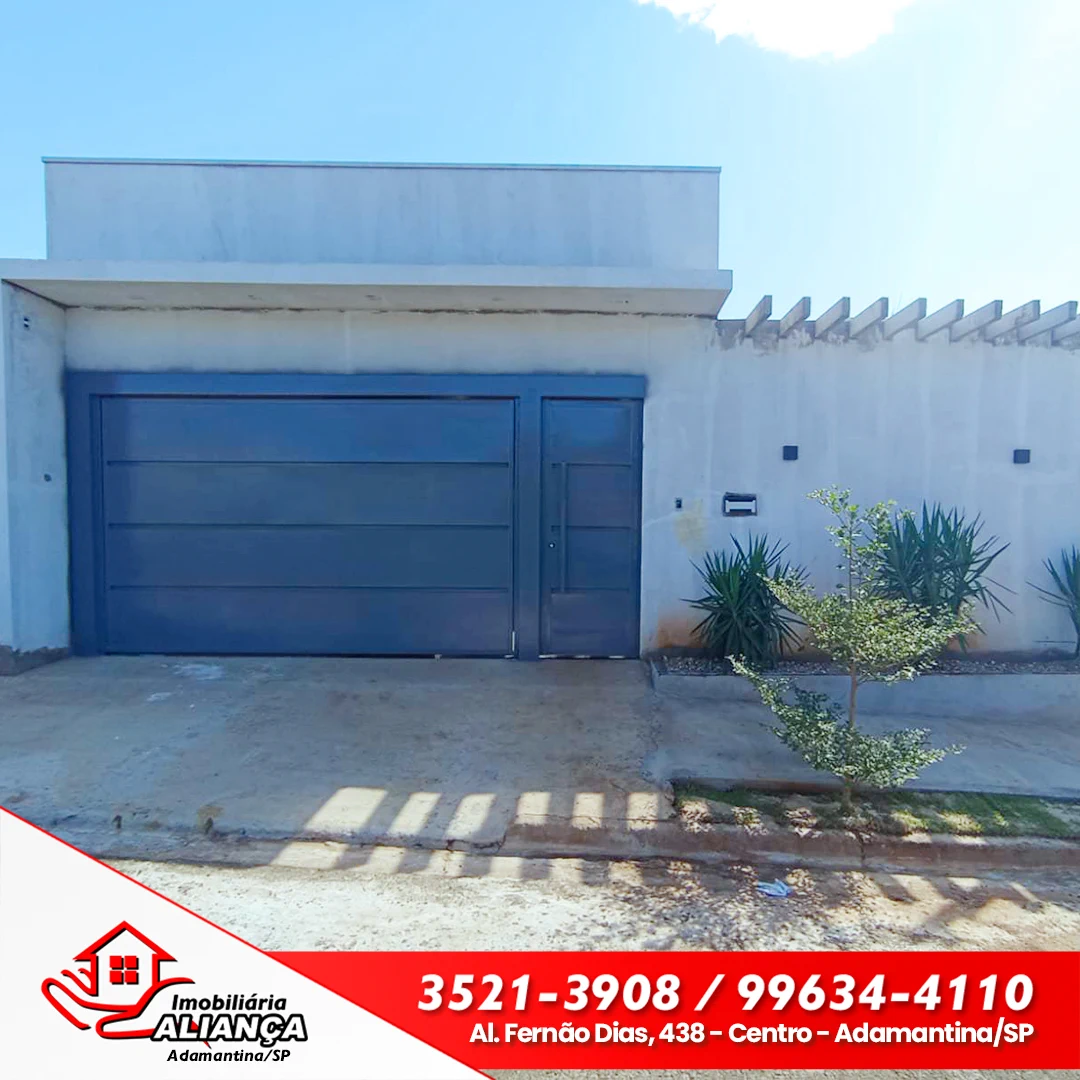 Casa com 1 quarto e 1 suíte à venda em Adamantina