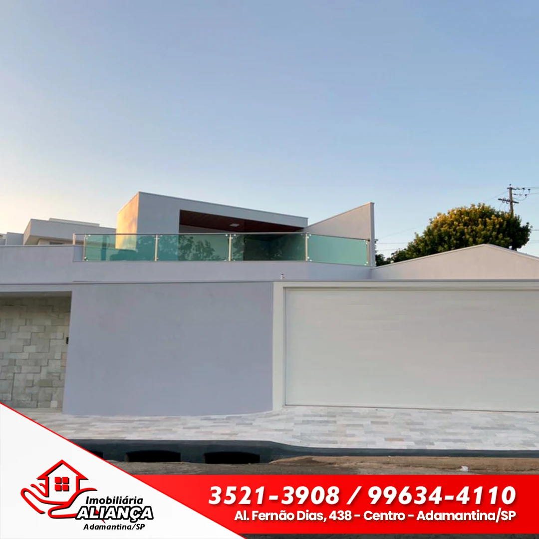 Casa com 3 suítes para alugar em Adamantina