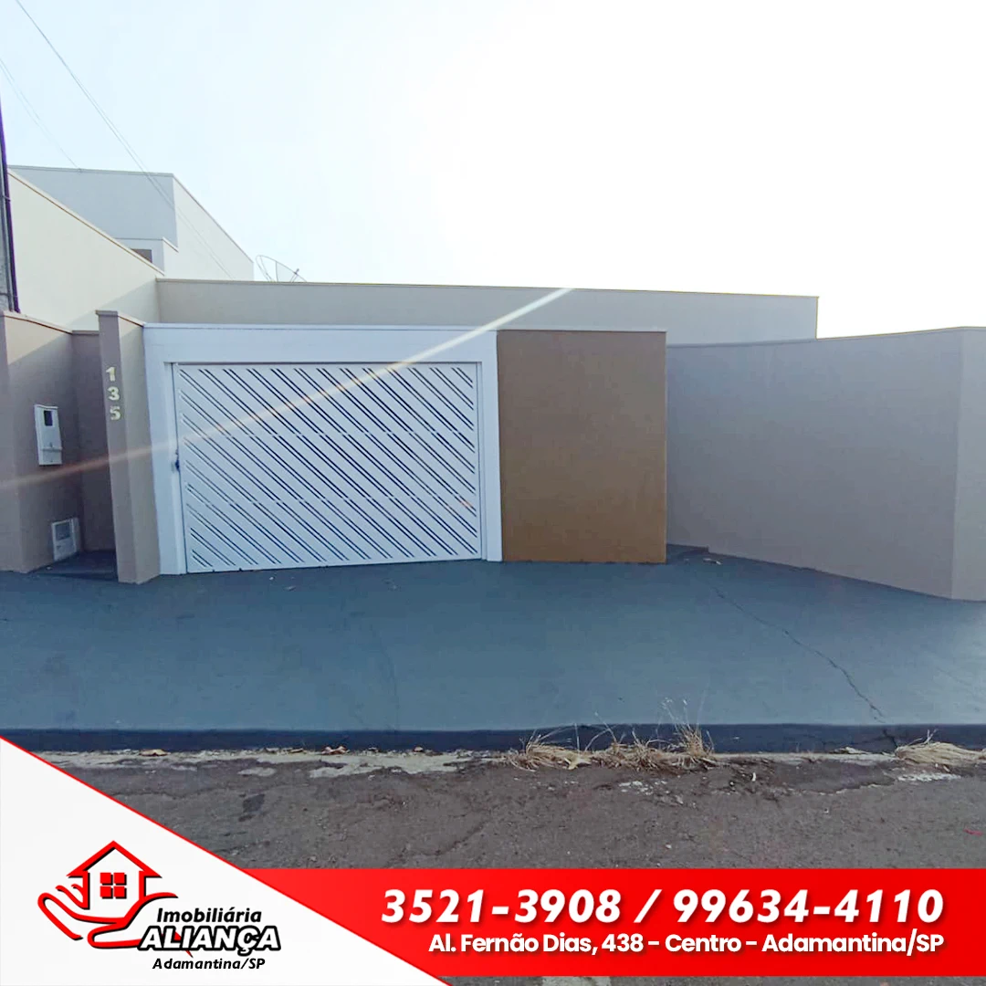 Casa com 2 quartos para alugar em Adamantina