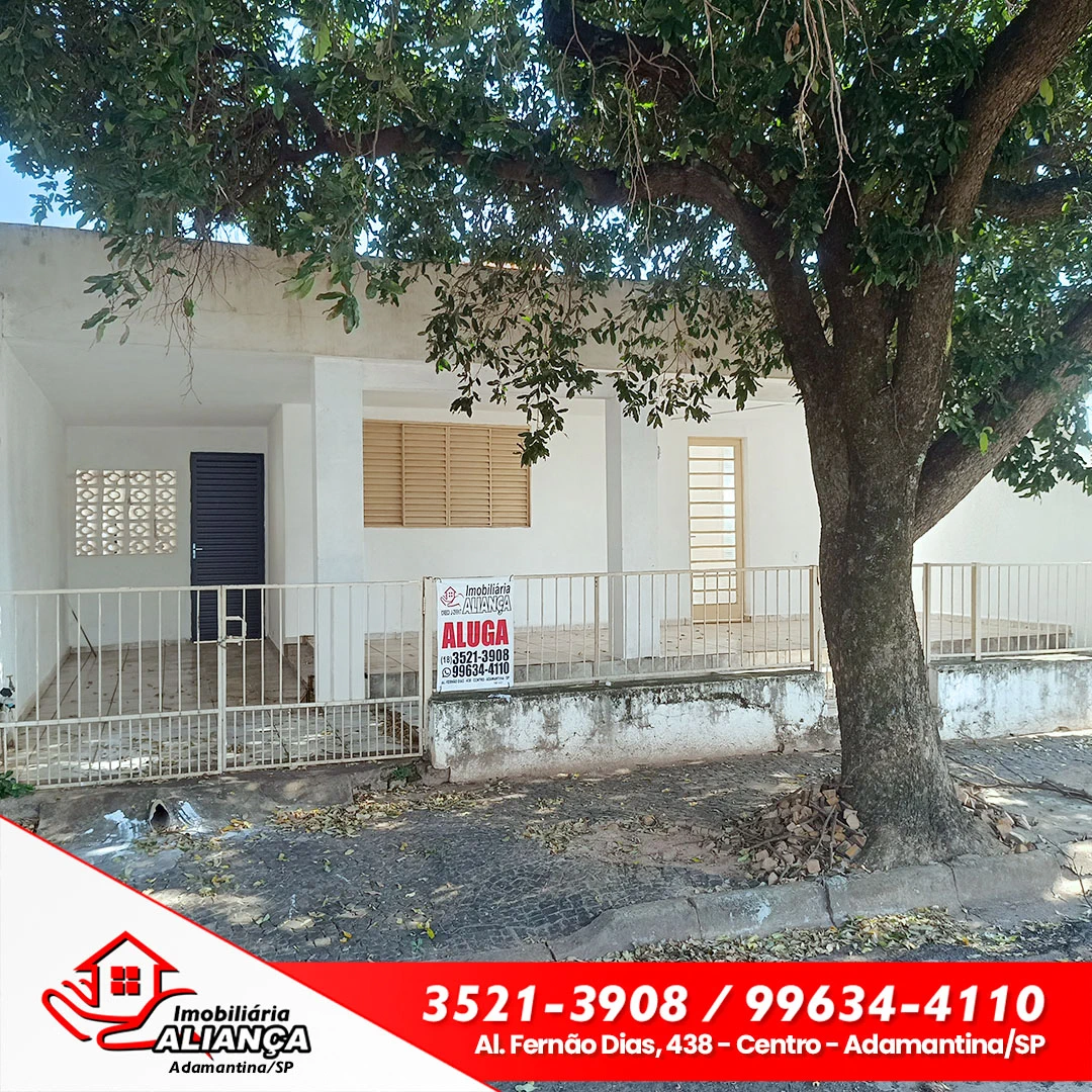 Casa com 3 quartos para alugar em Adamantina
