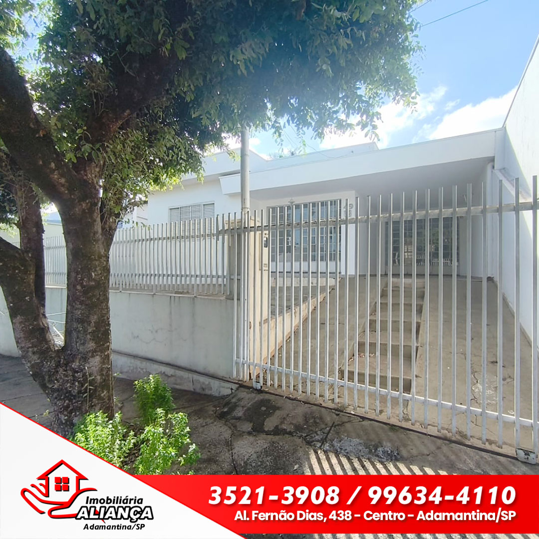 Casa com 2 quartos e 1 suíte para alugar em Adamantina