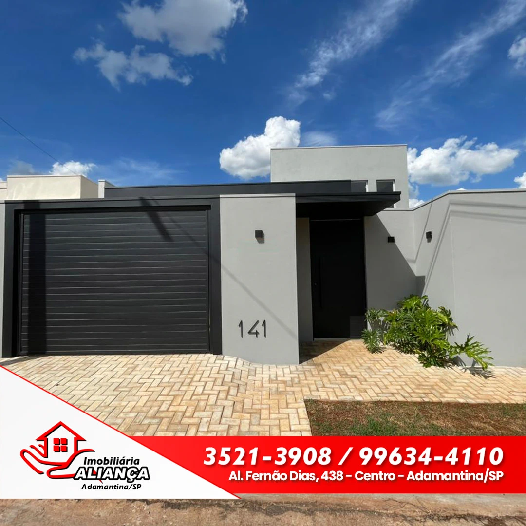 Casa com 2 quartos e 1 suíte à venda em Adamantina