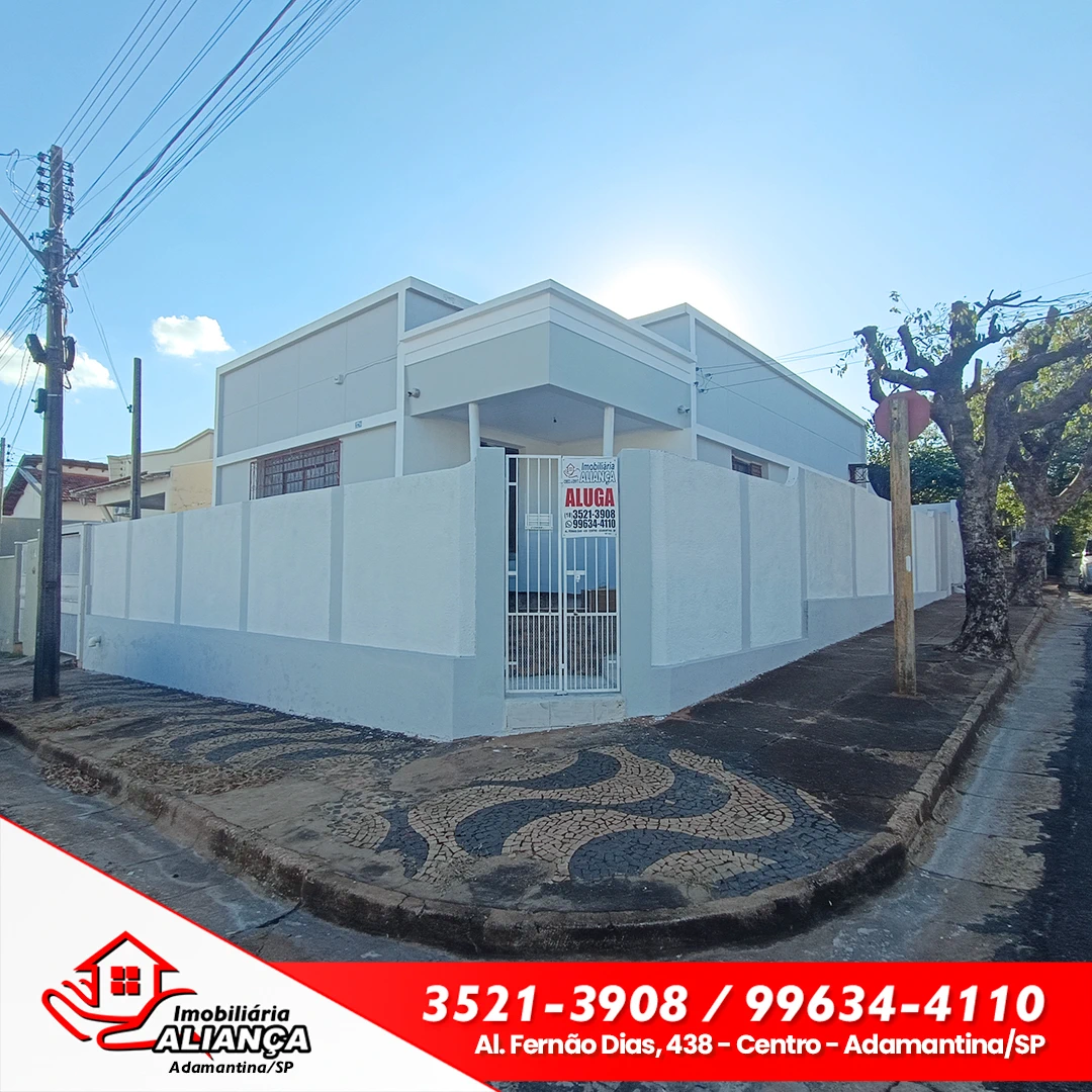 Casa com 2 quartos para alugar em Adamantina