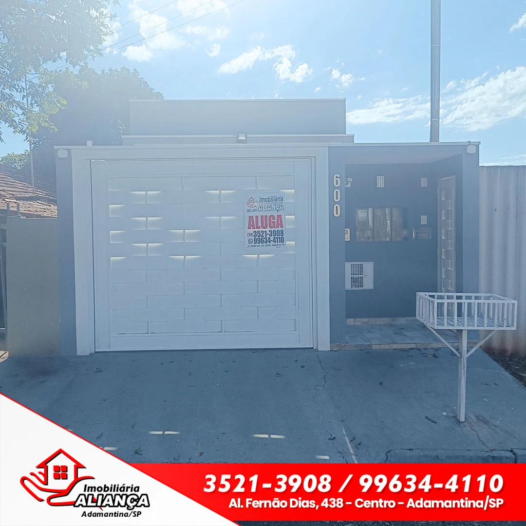 Casa com 2 suíte para alugar em Adamantina