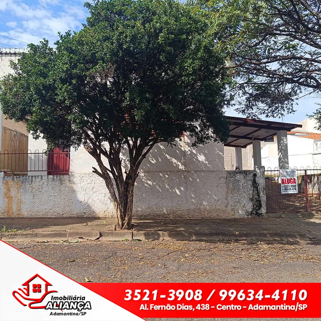 Casa com 2 quartos para alugar em Adamantina