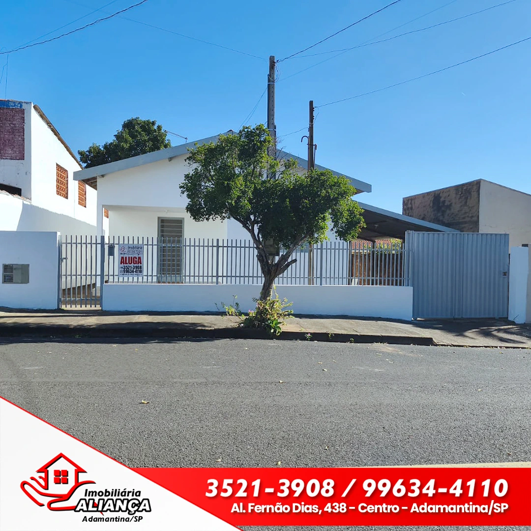 Casa  com 3 quartos para alugar em Adamantina